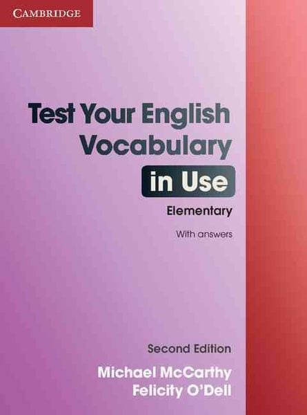 Test Your English Vocabulary in Use Elementary with Answers, Taschenbuch von Michael McCarthy,Felicity O'Dell; Klett Schulbuchverlag,