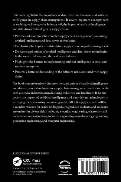 Produktbild: Data-Driven Technologies and Artificial Intelligence in Supply Chain