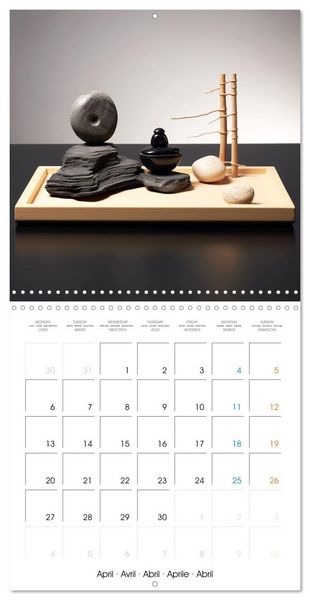 Produktbild: Instant de qui&eacute;tude (Calendrier mural carr&eacute; 2026 30x30 cm) Calendrier double avec une page pour vos prises de notes