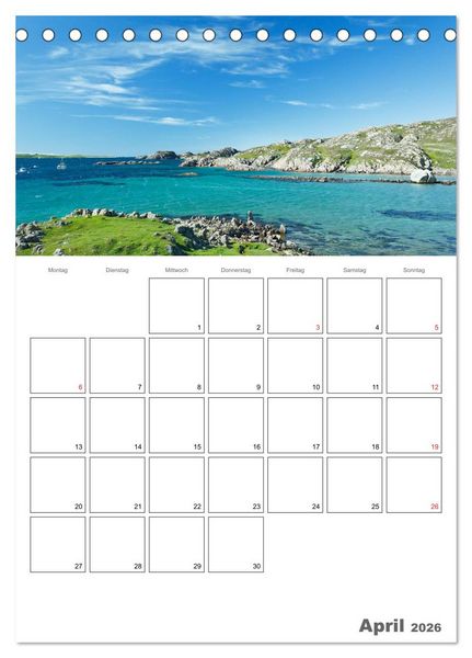 Produktbild: Schottland f&uuml;r Naturliebhaber (Tischkalender 2026 DIN A5 hoch), CALVENDO Monatskalender