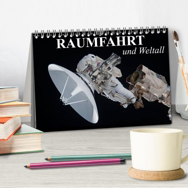 Produktbild: Raumfahrt und Weltall (Tischkalender 2026 DIN A5 quer), CALVENDO Monatskalender