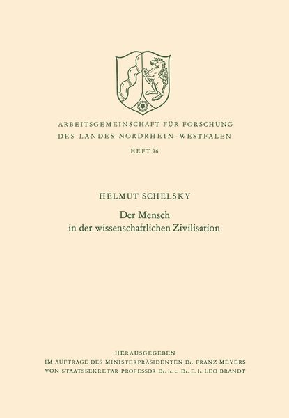 Produktbild: Der Mensch in der wissenschaftlichen Zivilisation