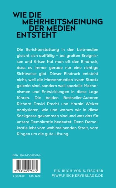 Produktbild: Die vierte Gewalt &ndash; Wie Mehrheitsmeinung gemacht wird, auch wenn sie keine ist