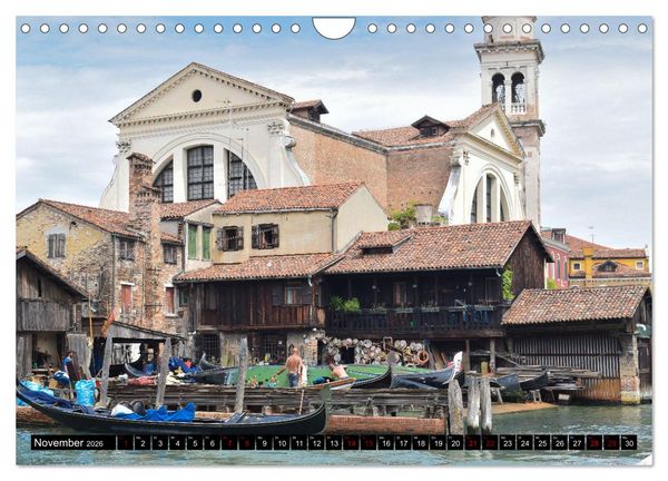 Produktbild: Venedig Impressionen (Wandkalender 2026 DIN A4 quer), CALVENDO Monatskalender