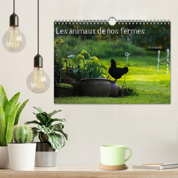 Produktbild: Les animaux de nos fermes (Calendrier mural 2026 DIN A4 vertical), CALVENDO calendrier mensuel