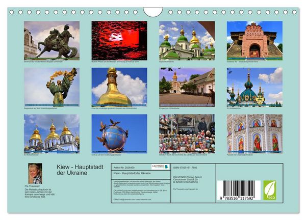 Produktbild: Kiew - Hauptstadt der Ukraine (Wandkalender 2026 DIN A4 quer), CALVENDO Monatskalender