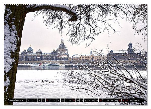 Produktbild: WUNDERVOLLES DRESDEN (Wandkalender 2026 DIN A2 quer), CALVENDO Monatskalender