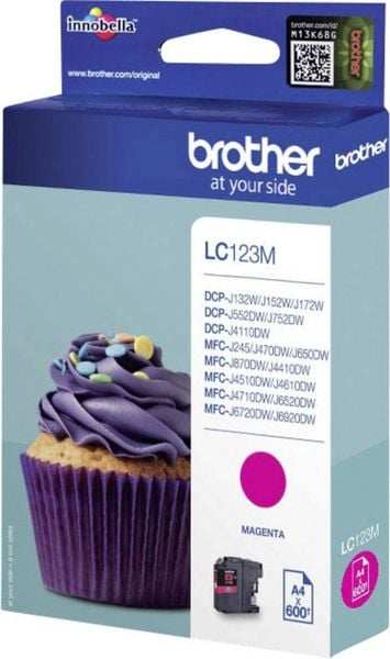 Brother Druckerpatrone LC-123M Original Magenta LC123M