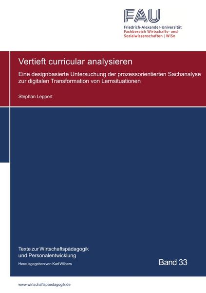 Blaue Reihe / Vertieft curricular analysieren