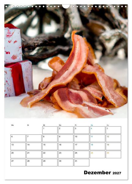 Produktbild: Bacon Kalender - Wir lieben Bacon (Wandkalender 2027 DIN A3 hoch), CALVENDO Monatskalender