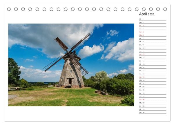 Produktbild: Zeit f&uuml;r Erholung - Insel Usedom / Geburtstagskalender (Tischkalender 2026 DIN A5 quer), CALVENDO Monatskalender