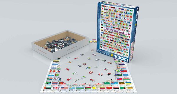 Flaggen-Puzzle Scolix – Unterrichtsmaterialien, Kopiervorlagen, Lernboxen