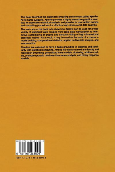 Produktbild: XploRe: An Interactive Statistical Computing Environment