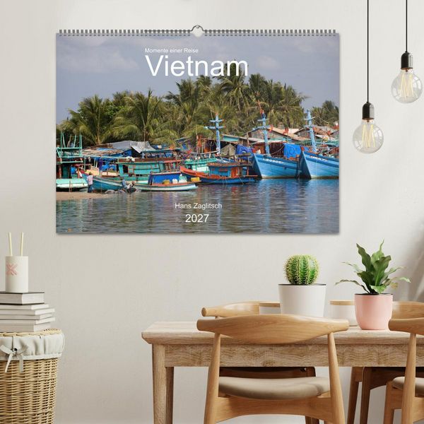 Produktbild: Vietnam - Momente einer Reise (Wandkalender 2027 DIN A2 quer), CALVENDO Monatskalender