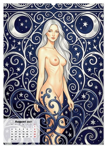 Produktbild: Entbl&ouml;&szlig;te Epochen &ndash; Art Nouveau (hochwertiger Premium Wandkalender 2027 DIN A2 hoch), Kunstdruck in Hochglanz