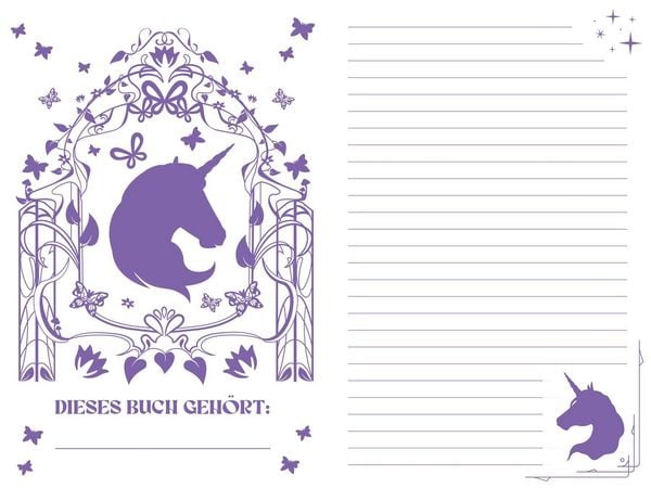Produktbild: Unicorn Academy: Notizbuch