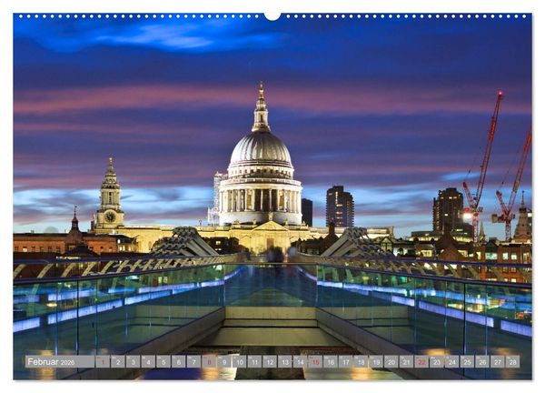 Produktbild: London Sehensw&uuml;rdigkeiten (Wandkalender 2026 DIN A2 quer), CALVENDO Monatskalender