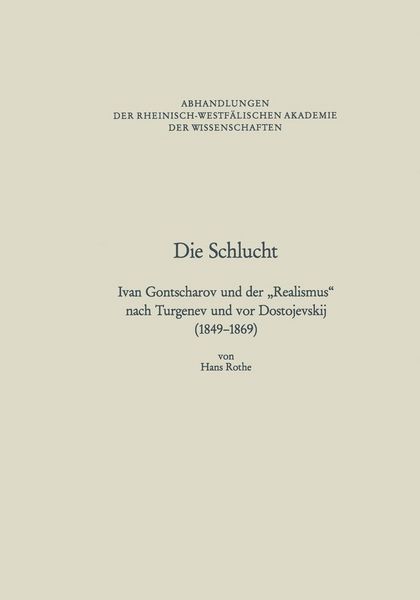 Produktbild: Die Schlucht