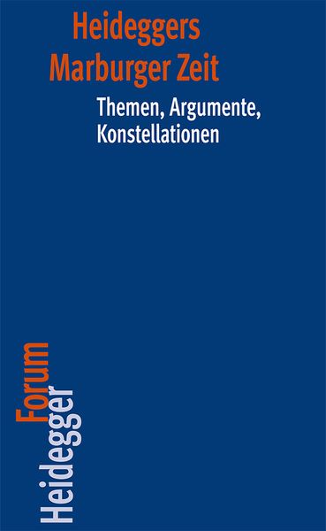 Produktbild: Heideggers Marburger Zeit