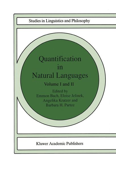 Produktbild: Quantification in Natural Languages