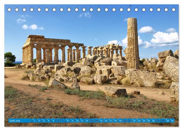 Produktbild: Sizilien - Traum im Mittelmeer (Tischkalender 2026 DIN A5 quer), CALVENDO Monatskalender