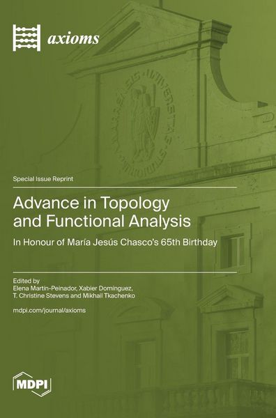 Produktbild: Advance in Topology and Functional Analysis