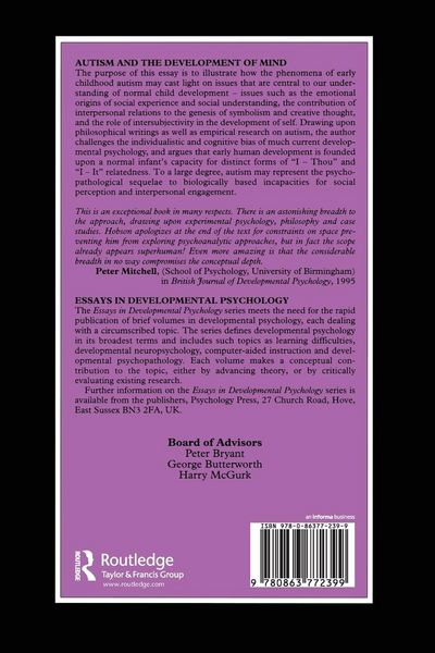 Produktbild: Autism and the Development of Mind