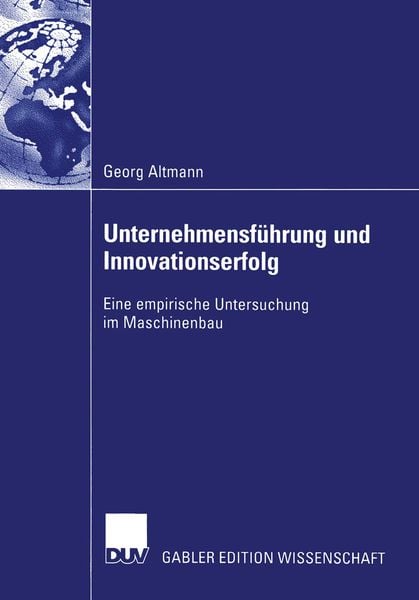 Produktbild: Unternehmensf&uuml;hrung und Innovationserfolg