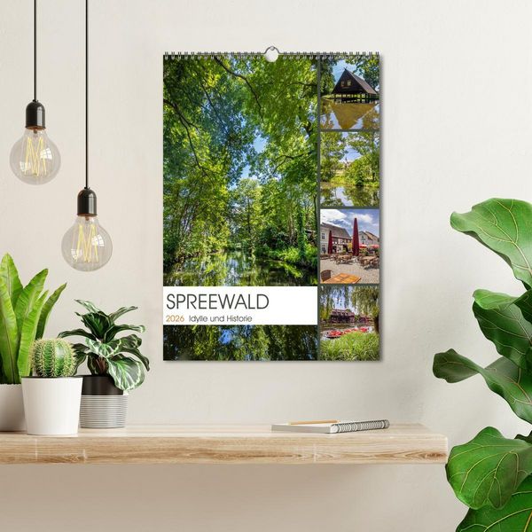 Produktbild: SPREEWALD Idylle und Historie (Wandkalender 2026 DIN A3 hoch), CALVENDO Monatskalender