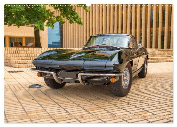 Produktbild: Corvette Oldtimer 2026 (Wandkalender 2026 DIN A2 quer), CALVENDO Monatskalender