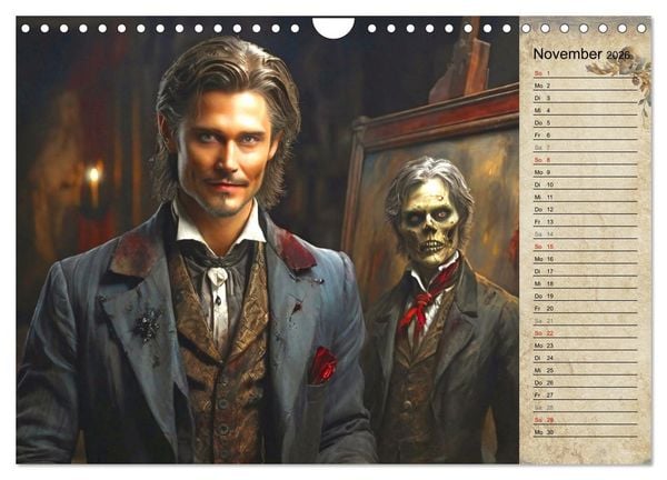 Produktbild: Viktorianische Schrecken (Wandkalender 2026 DIN A4 quer), CALVENDO Monatskalender