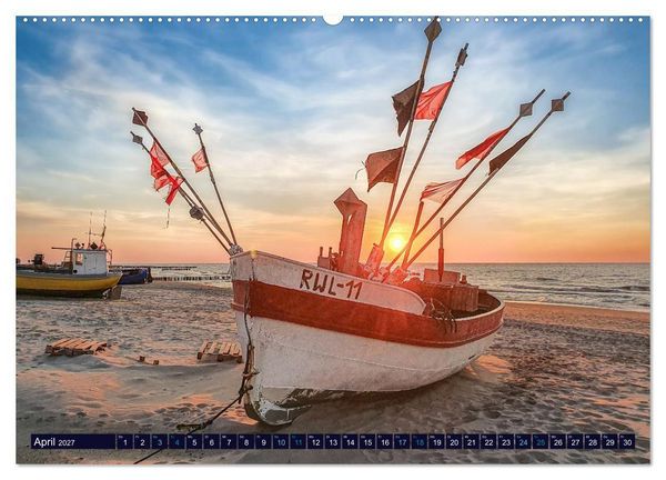 Produktbild: Ostseetr&auml;ume (hochwertiger Premium Wandkalender 2027 DIN A2 quer), Kunstdruck in Hochglanz