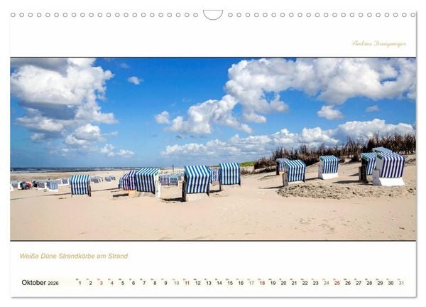 Produktbild: NORDERNEY PANORAMA (Wandkalender 2026 DIN A3 quer), CALVENDO Monatskalender