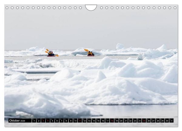 Produktbild: Spitzbergen - Arktische Impressionen (Wandkalender 2026 DIN A4 quer), CALVENDO Monatskalender