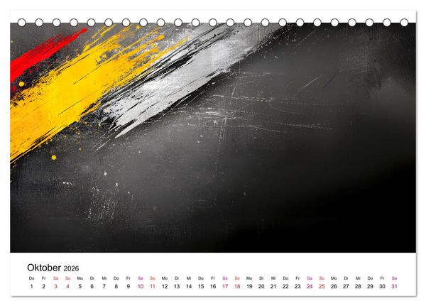Produktbild: Mein kreativer Kalender (Tischkalender 2026 DIN A5 quer), CALVENDO Monatskalender