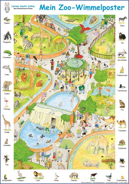 Produktbild: Mein Zoo-Wimmelposter