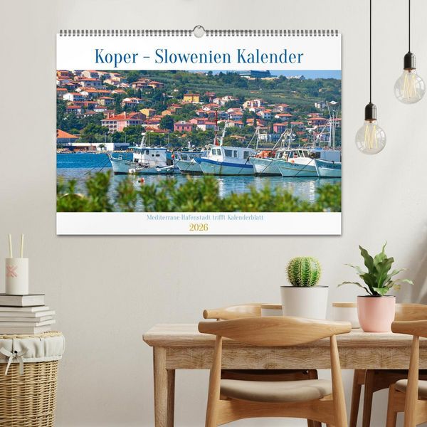 Produktbild: Koper - Slowenien Kalender (Wandkalender 2026 DIN A2 quer), CALVENDO Monatskalender