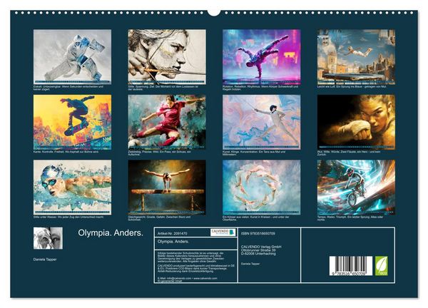 Produktbild: Olympia. Anders. (hochwertiger Premium Wandkalender 2026 DIN A2 quer), Kunstdruck in Hochglanz