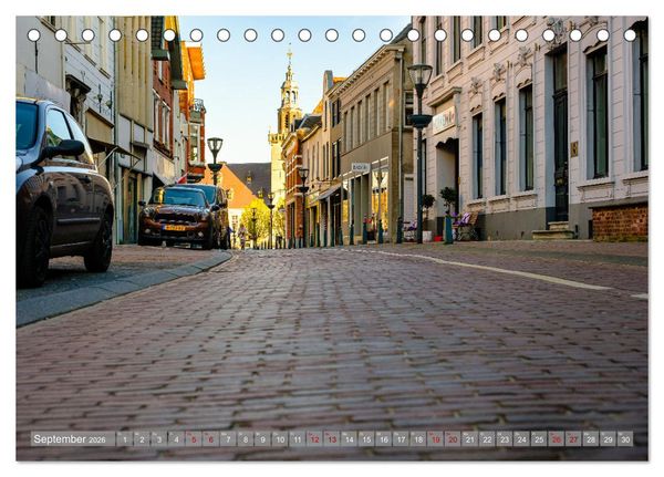 Produktbild: Ein Blick auf Hulst in Zeeland (Tischkalender 2026 DIN A5 quer), CALVENDO Monatskalender