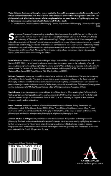 Produktbild: Spinoza on Ethics and Understanding