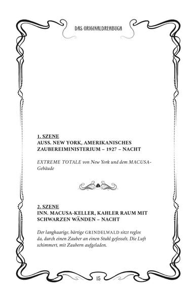 Produktbild: Phantastische Tierwesen: Grindelwalds Verbrechen (Das Originaldrehbuch)