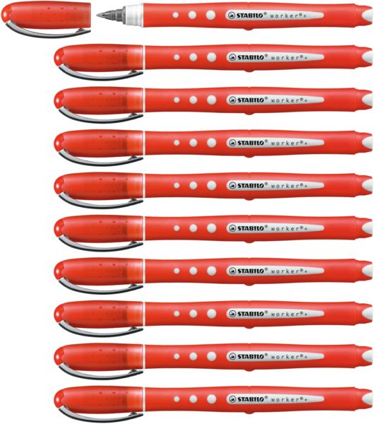Produktbild: STABILO Rollerb.worker colorful+ rot