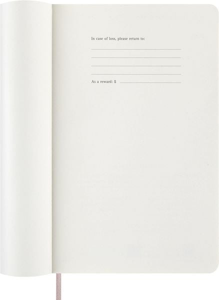 Produktbild: Moleskine Precious & Ethical 12 Monate Wochen Notizkalender 2027, L/A5, Liniert, Weicher Einband, Mamba Rose, mit Box