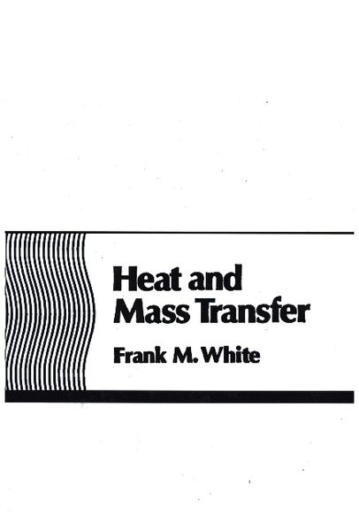 Produktbild: White, F: Heat and Mass Transfer