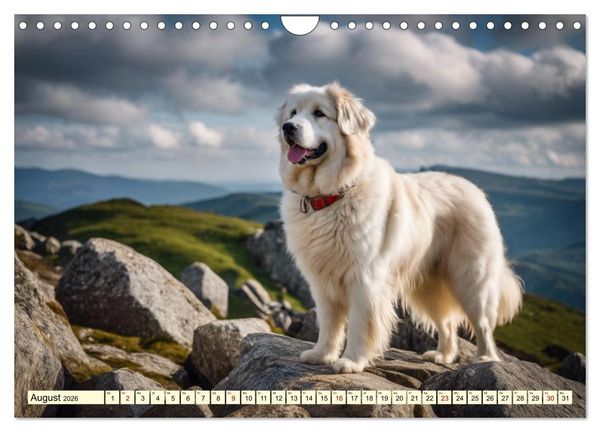Produktbild: Giganten der Hundwelt (Wandkalender 2026 DIN A4 quer), CALVENDO Monatskalender