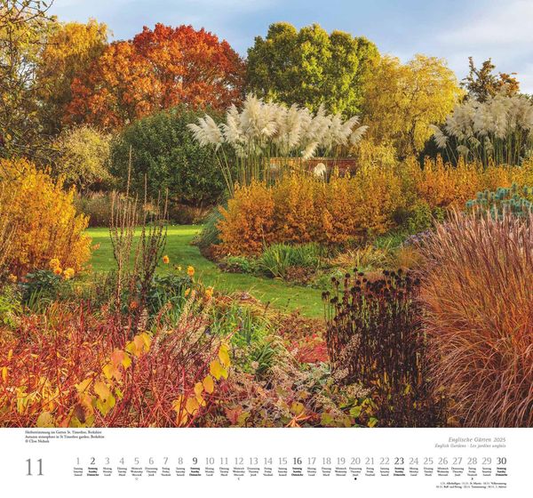 'Englische Gärten 2025 DUMONT GartenKalender mit allen wichtigen