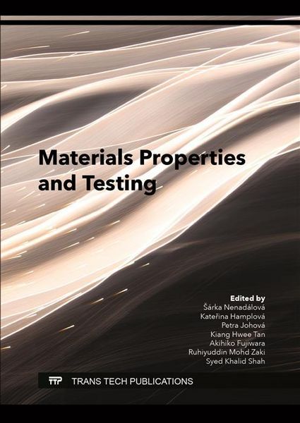 Produktbild: Materials Properties and Testing
