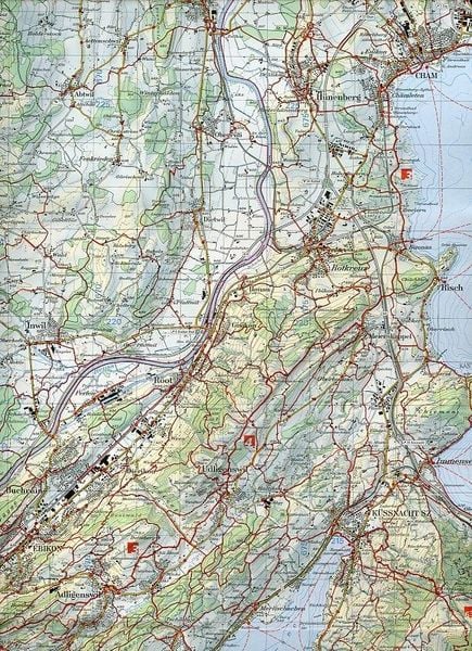 Produktbild: Swisstopo 1 : 50 000 Rotkreuz