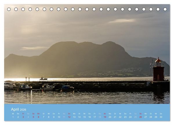 Produktbild: Leuchtfeuer der norwegischen K&uuml;ste (Tischkalender 2026 DIN A5 quer), CALVENDO Monatskalender