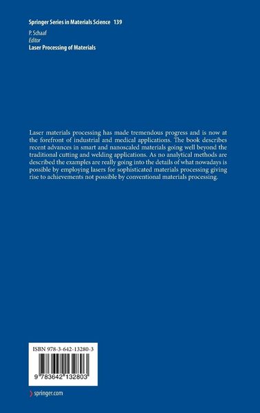 Produktbild: Laser Processing of Materials